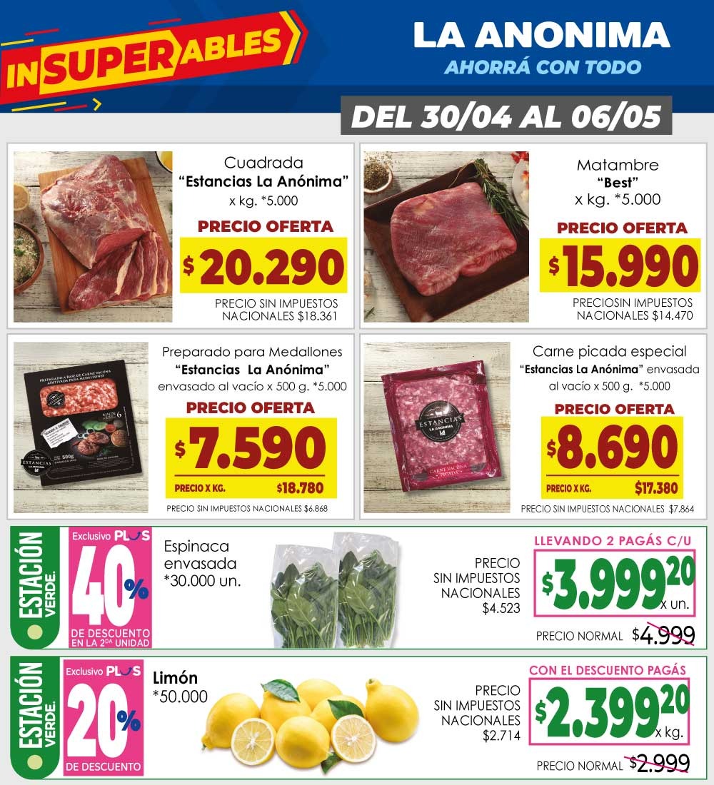 La Anonima 30-04 AL 06-05.